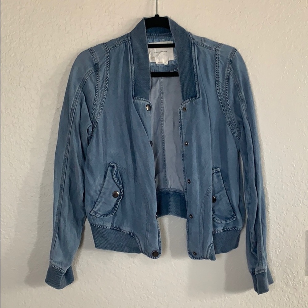 Anthropologie Jean bomber jacket